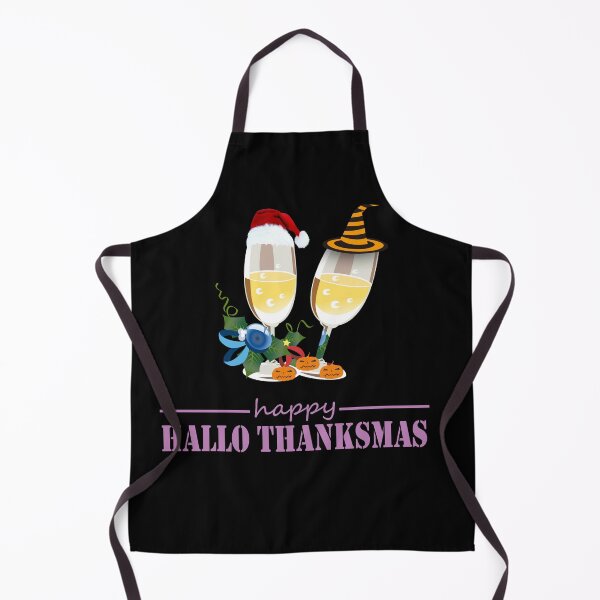 Item preview, Happy Hallothanksmas Wine Glasses Witch Santa Pumpkin designed and sold by fawzimorsy.