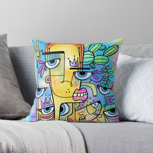 Funky Me Throw Pillow