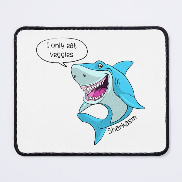 Item preview, Sharkasm (textured version) designed and sold by toolongdidntdraw.