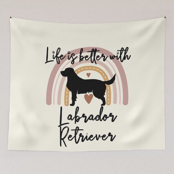 Item preview, Labrador Retriever Dog Rainbow Aesthetic Boho designed and sold by rafaeltto.