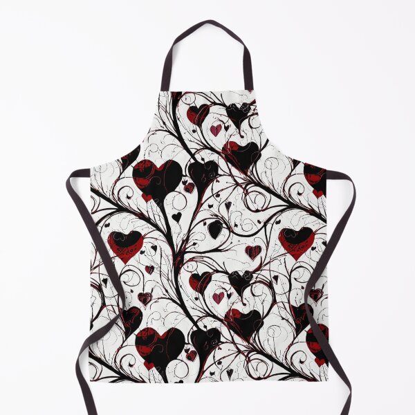 Item preview, Gothic Hearts with Abstract Spirals designed and sold by GrimCutie.