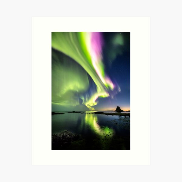 Northern Lights at its brightest Art Print