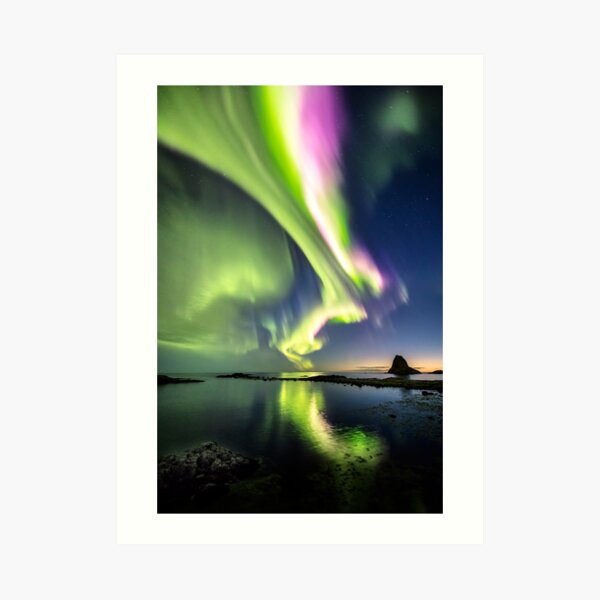 Northern Lights at its brightest Art Print