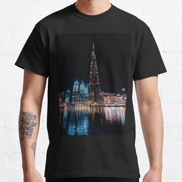 Burj Khalifa, Dubai, United Arab Emirates, UAE Classic T-Shirt