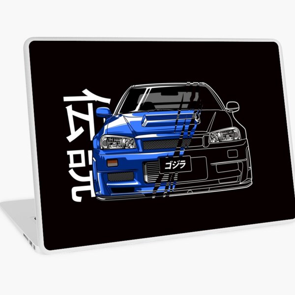 Item preview, R34 GTR Skyline Turbo JDM Tuning Car 90s Fan designed and sold by AutoDesignWerks.