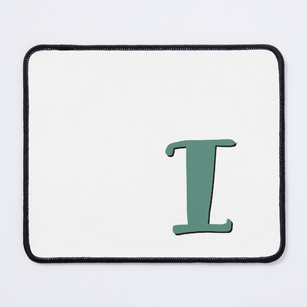 Item preview, Letter I Green initial monogram alphabet I capital designed and sold by Antique-Gifts.