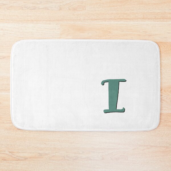 Item preview, Letter I Green initial monogram alphabet I capital designed and sold by Antique-Gifts.