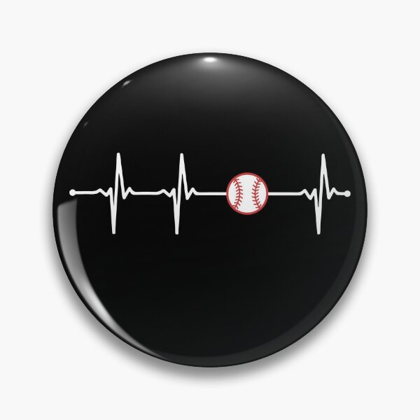 Item preview, My Heart Beats for Baseball - Ecg Heart Pulse Wv designed and sold by KleverOlivier.