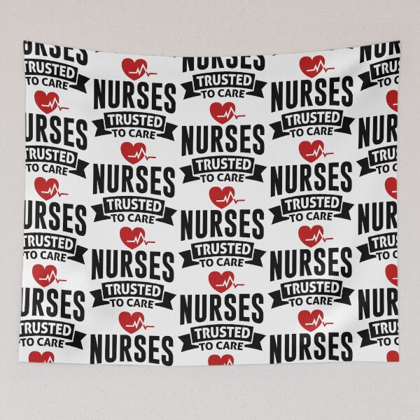 Item preview, Nurses Trusted To Care T shirt designed and sold by FanityPrints.