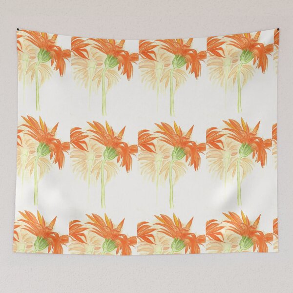 Item preview, Orange Passion Flowers designed and sold by Anne Gitto.