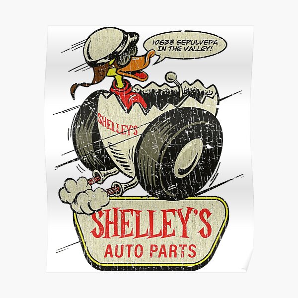 "Speed Shop Shelleys Auto Parts 1966 " Poster for Sale by
