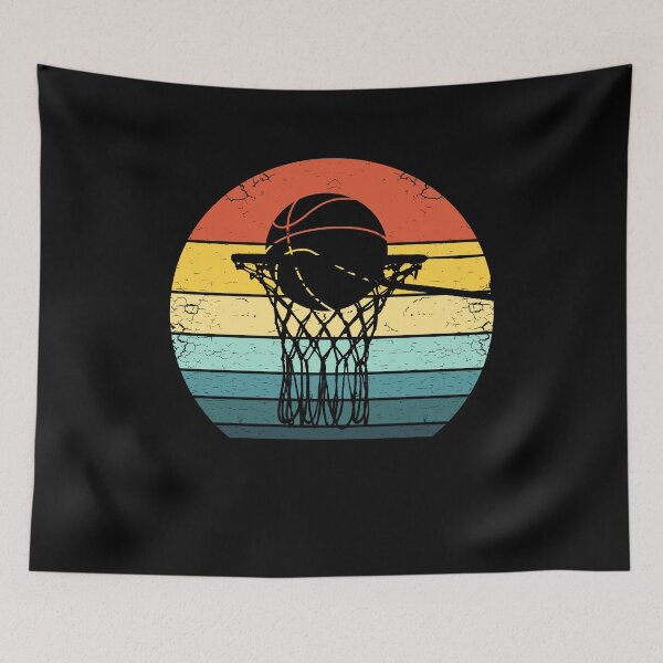 Item preview, Basketball Backboard on a Vintage 70s Sunset designed and sold by KleverOlivier.