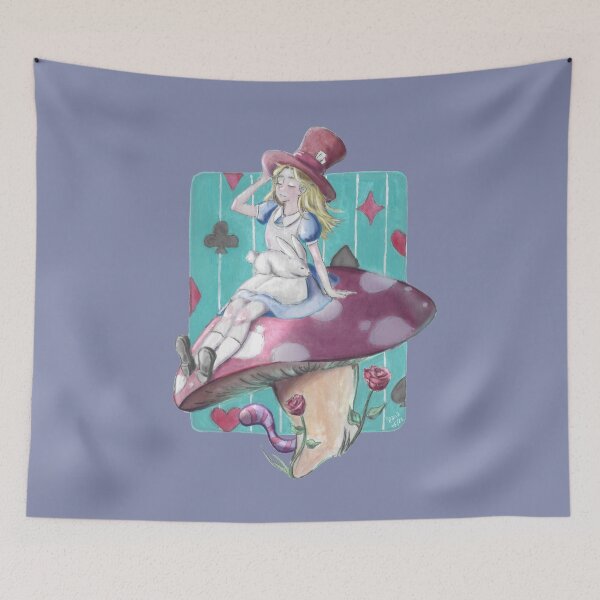 Item preview, Alice on Mushroom designed and sold by ArtofDana.