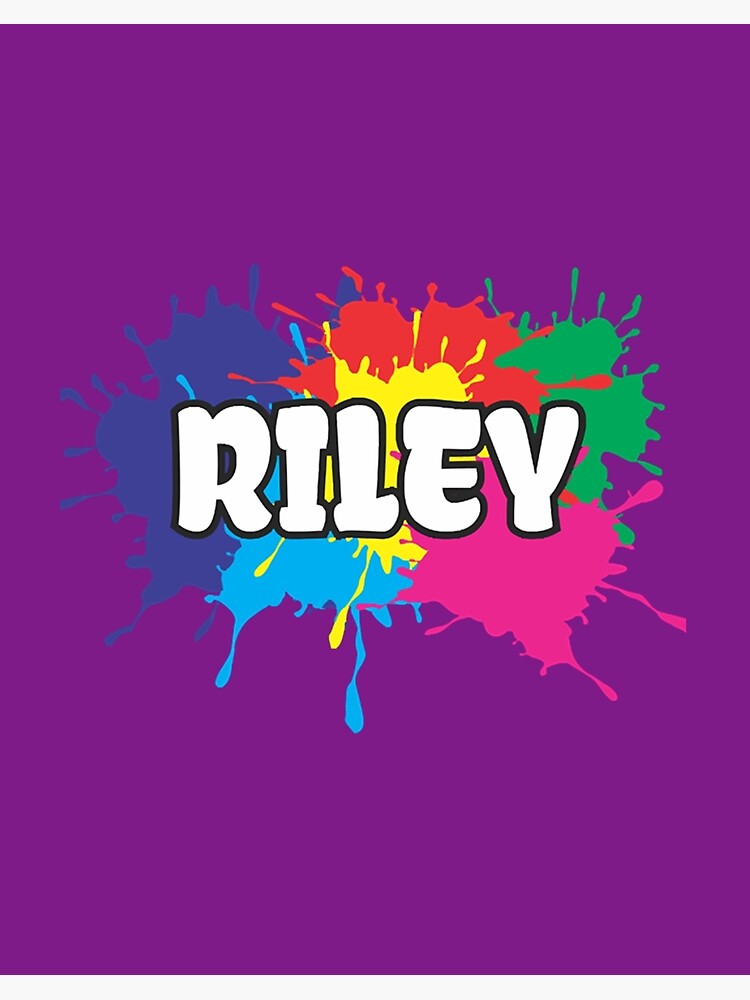 Riley (male) | Name Art Print