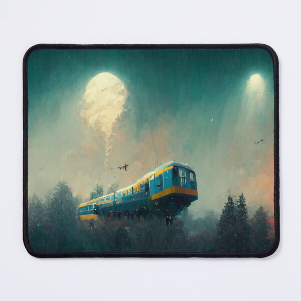 Item preview, Ghost Train Flying Over a Dark Forest designed and sold by Styxiann.