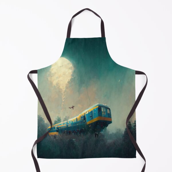 Item preview, Ghost Train Flying Over a Dark Forest designed and sold by Styxiann.