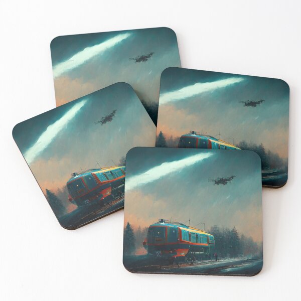 Item preview, Ghost Train Flying Through a Dark Forest designed and sold by Styxiann.