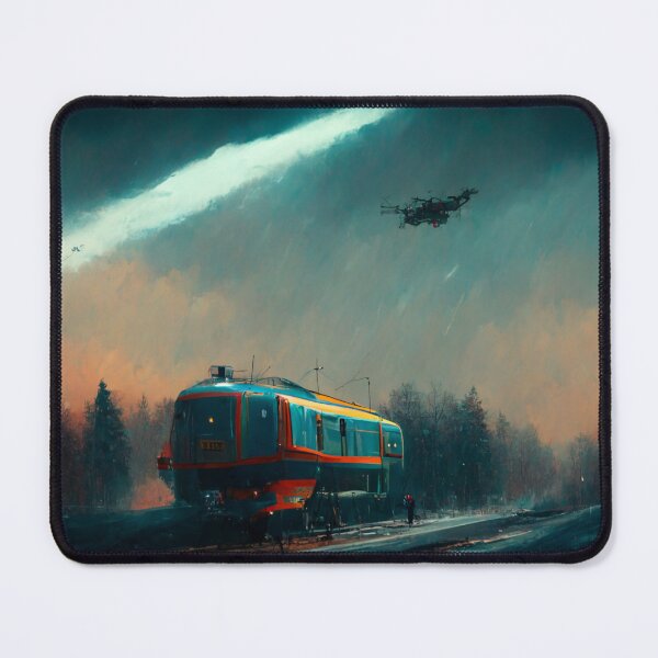 Item preview, Ghost Train Flying Through a Dark Forest designed and sold by Styxiann.
