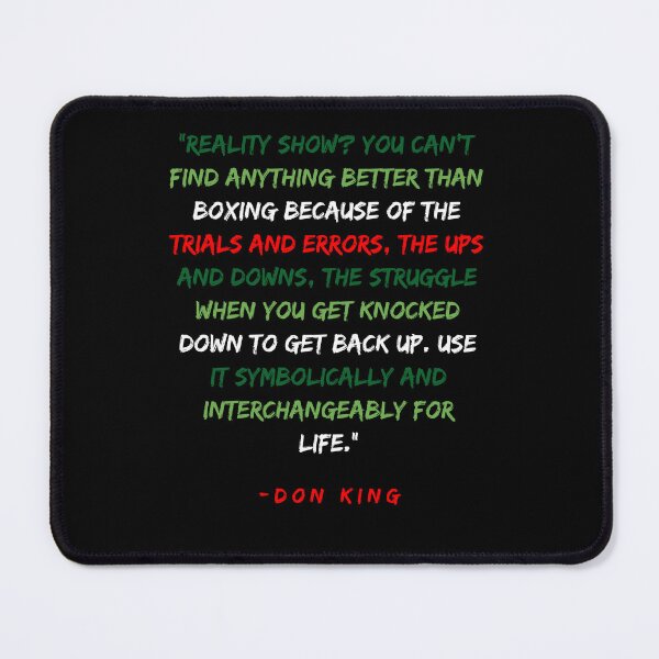 Item preview, Don King Quote designed and sold by BBellShop.