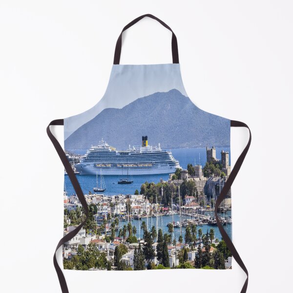 Item preview, Bodrum Castle And Cruise Ship designed and sold by Londonimages.