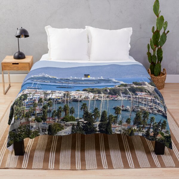 Item preview, Bodrum Castle And Cruise Ship designed and sold by Londonimages.