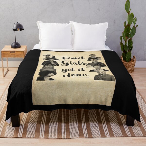 Item preview, Bad Girls Get It Done - Empowered women Poster - Frida kahlo, Maya angelou, Michelle Obama, Ruth Bader Ginsburg designed and sold by Donna6778.