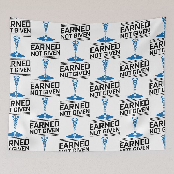 Item preview, Earned Not Given T shirt designed and sold by FanityPrints.