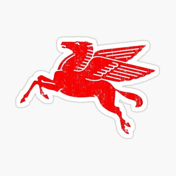Pegasus - Vintage Style Sticker
