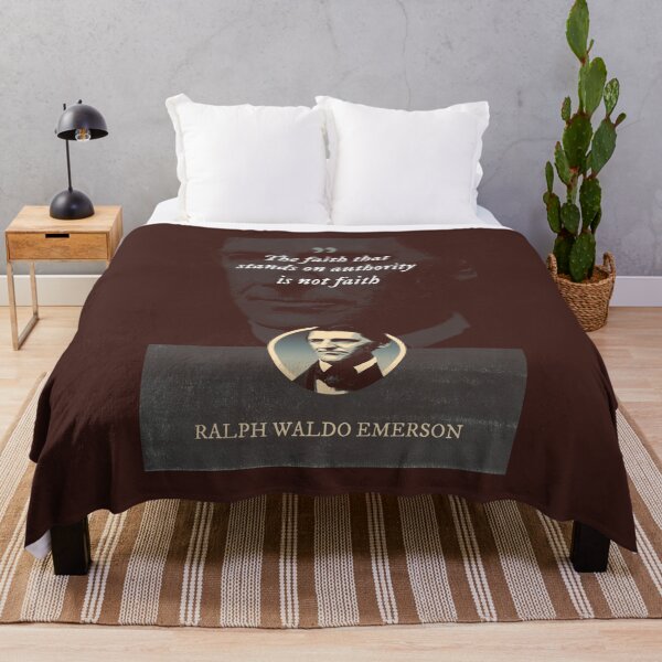 Item preview, Ralph Waldo Emerson - The faith that stands on authority is not faith designed and sold by Syahrasi.