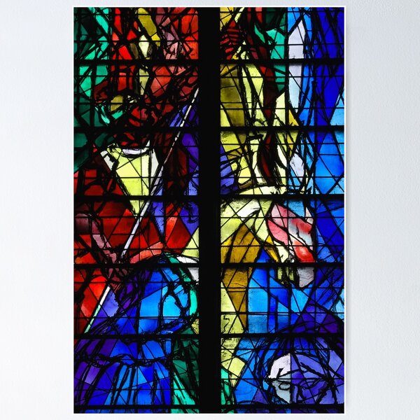 Item preview, Modernist cathedral window by Marc Chagall in Metz designed and sold by TerenceKerr.
