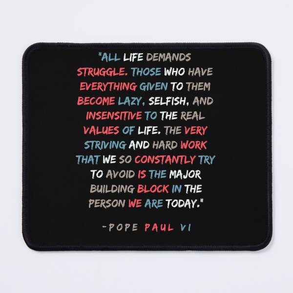 Item preview, Pope Paul VI Quote designed and sold by BBellShop.