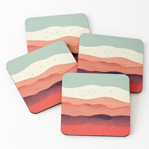 Item preview, Abstract color wave pattern designed and sold by WeirdStation.