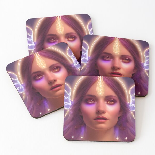 Item preview, Purple Haze - Goddess of Light Digital Fantasy Artwork designed and sold by stine1.