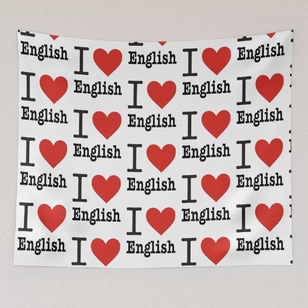 Item preview, I Love English. In love with english designed and sold by ZROL.