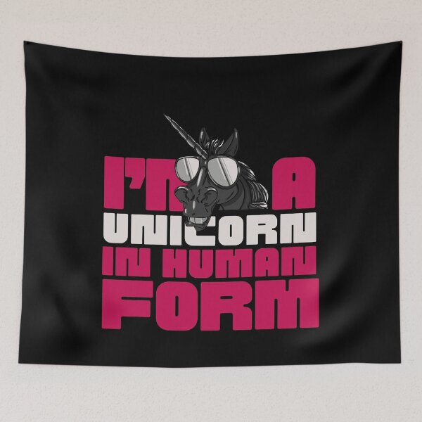 Item preview, I’m a unicorn in human form red designed and sold by Martzart.