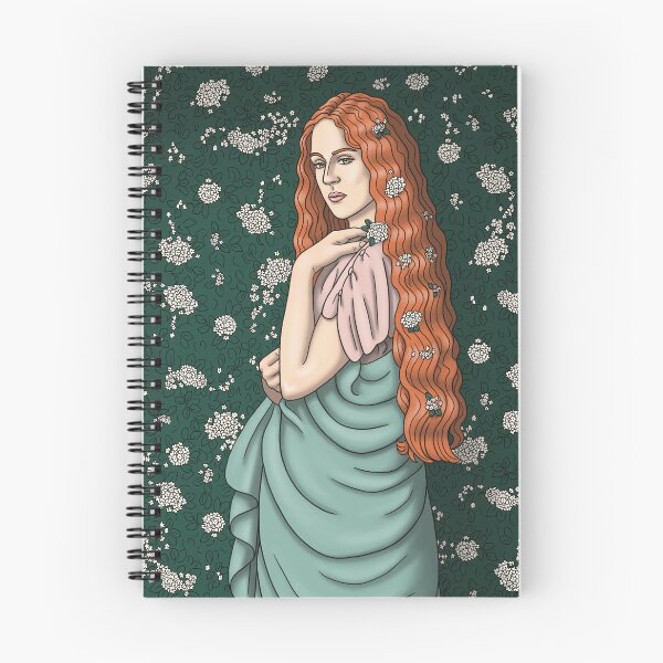 Aperçu de l'œuvre Fleur Perséphone Portrait créée et vendue par CloudyCreativa.