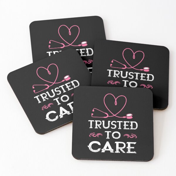 Item preview, Trusted to Care T shirt designed and sold by FanityPrints.