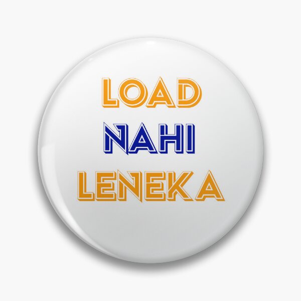 Item preview, Load Nahi Leneka Hindi designed and sold by UniqueDesignHub.
