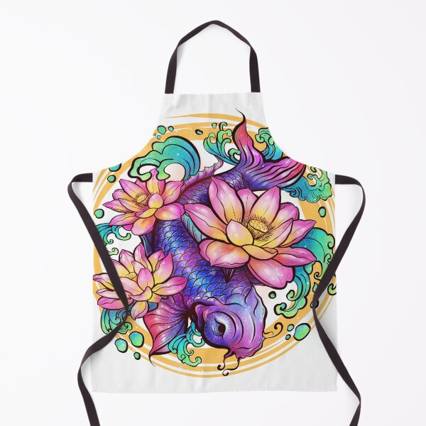 Item preview, koi fish and lotus designed and sold by tanakax3.