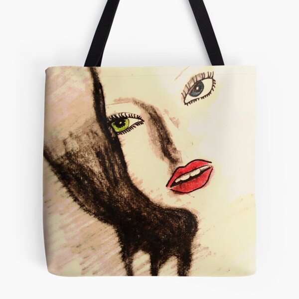 Item preview, Heterochromia Scratch Portrait designed and sold by jessienebulous.
