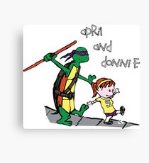 April and Donnie Canvas Print