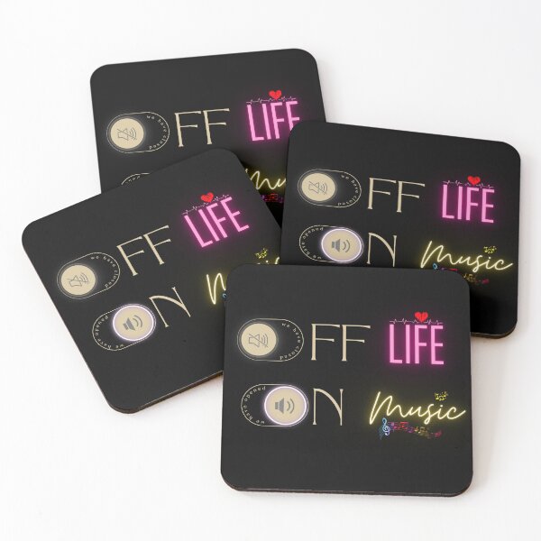 Item preview, OFF LIFE ON MUSIC designed and sold by Universe4ART.