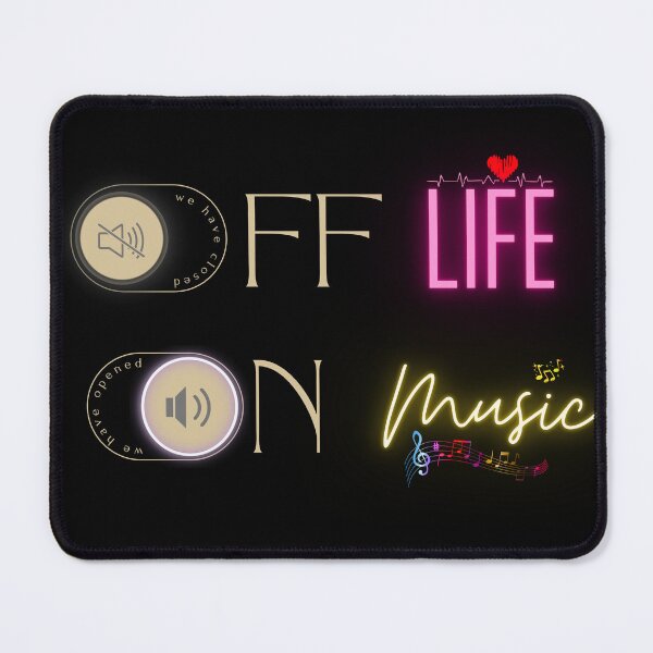 Item preview, OFF LIFE ON MUSIC designed and sold by Universe4ART.
