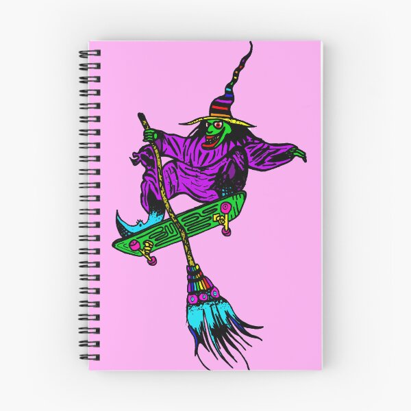 Item preview, Witch Skater psychedelic Bruxa Skatista psicodelica designed and sold by Tereza Skatera.