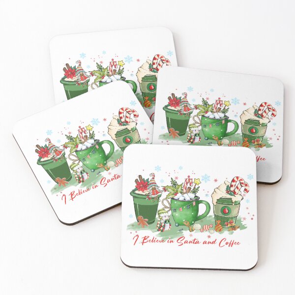 Item preview, christmas coffee i believe in santa and coffee designed and sold by hieuvustore.