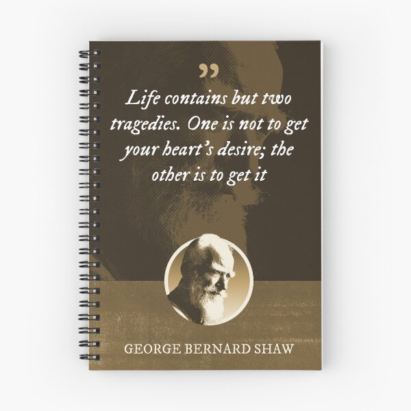 Item preview, George Bernard Shaw - Life contains but two tragedies. One is not to get your heart's desire; the other is to get it designed and sold by Syahrasi.