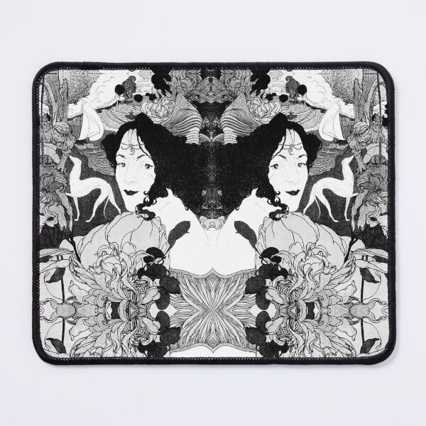 Item preview, Dame met Edelman Black White Women & Greyhound designed and sold by SpiritGifts.