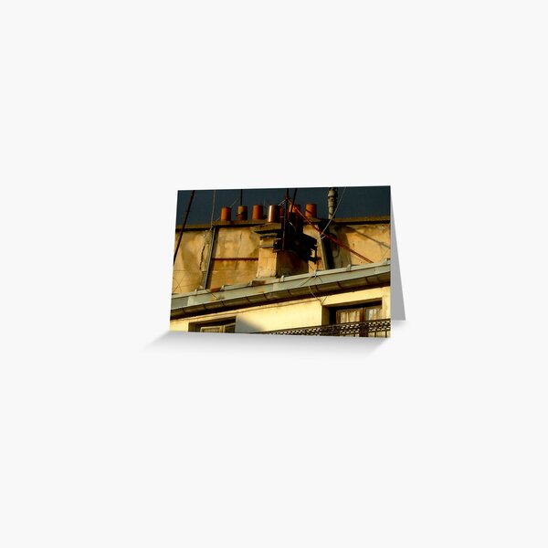 Storm over Paris Greeting Card