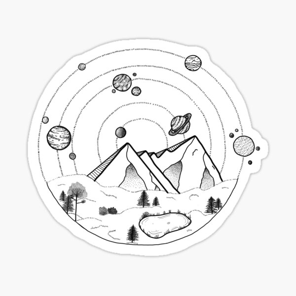 Item preview, Planets in Forest Scene designed and sold by RumerPriestly.