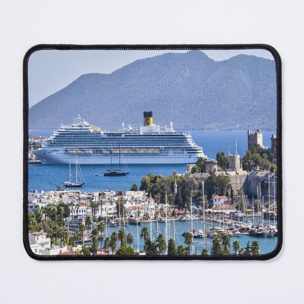 Item preview, Bodrum Castle And Cruise Ship designed and sold by Londonimages.